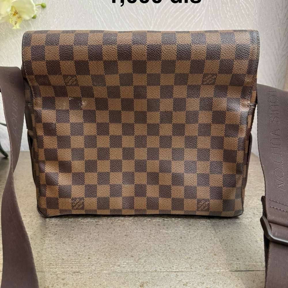 Louis Vuitton Brown Checkered Messenger Bag